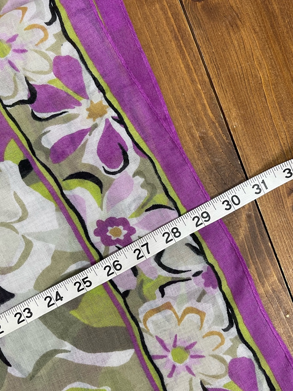 Vera Bradley portobello road oblong scarf floral print - Picture 5 of 6